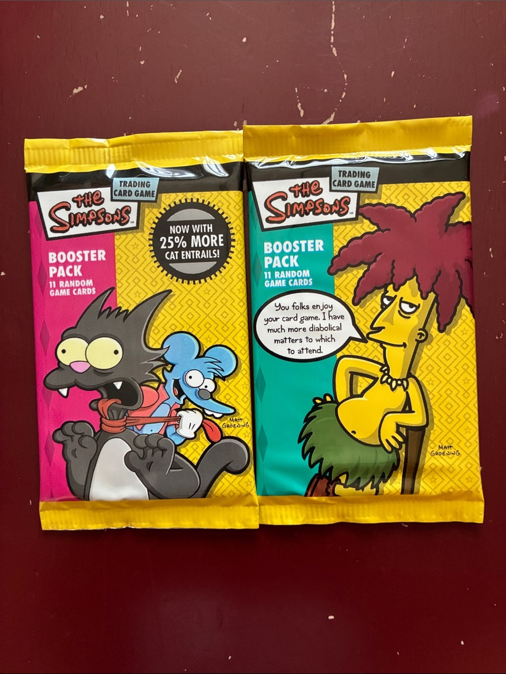 The Simpsons Trading Card Game Booster Packs - 2003
